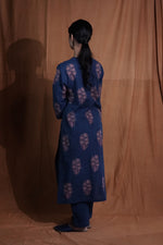Pink Butti Kurta : Indigo