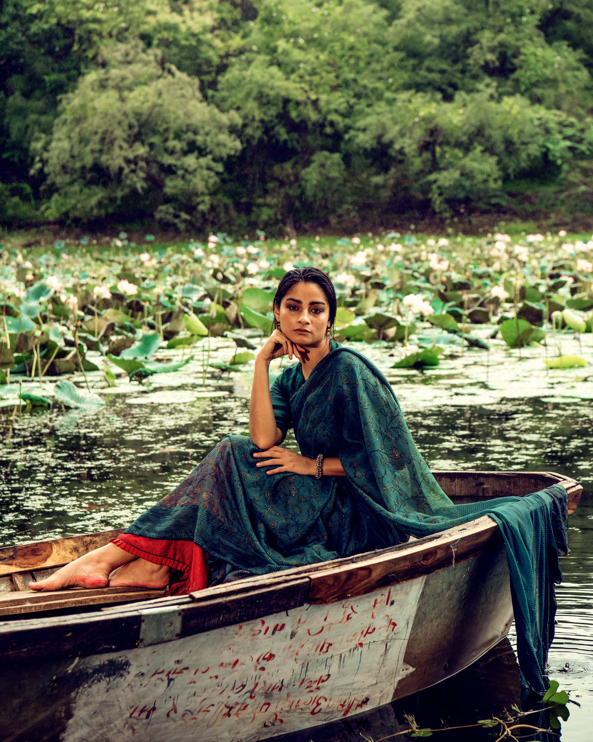 Nargis Jasmine Saree