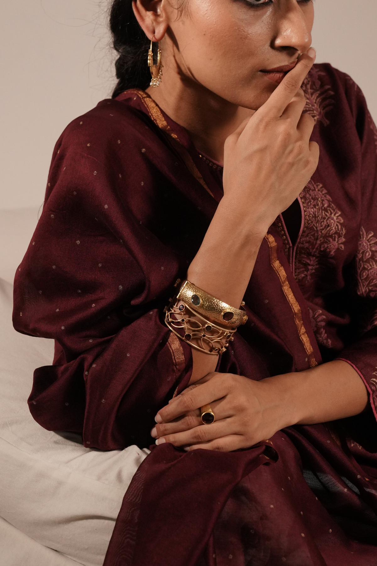 Nida Kurta & Pant - Mauve