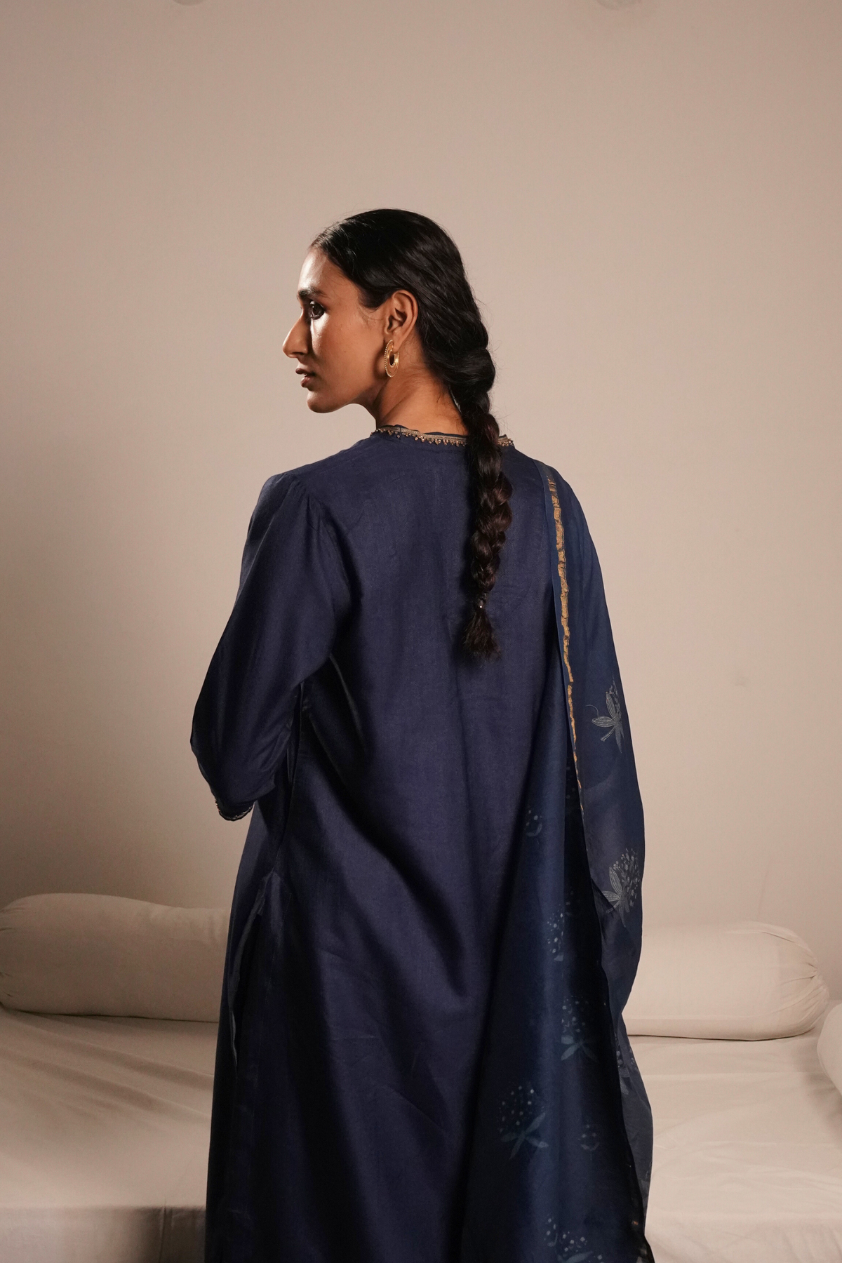 Nida Kurta & Pant - Indigo