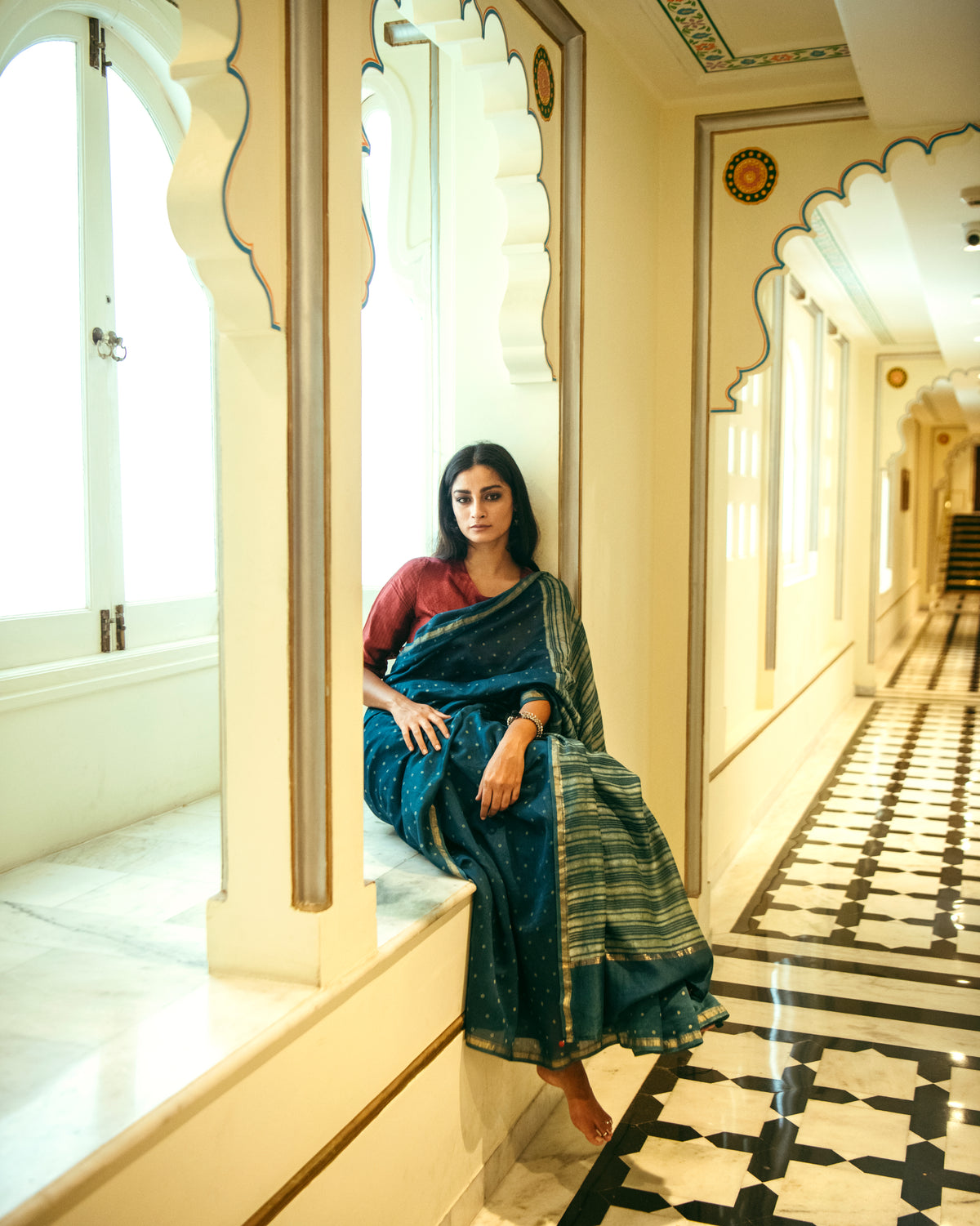 Nargis Bela Chanderi Saree