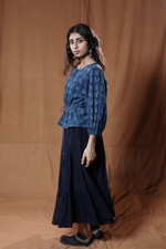Khejri Skirt : Indigo