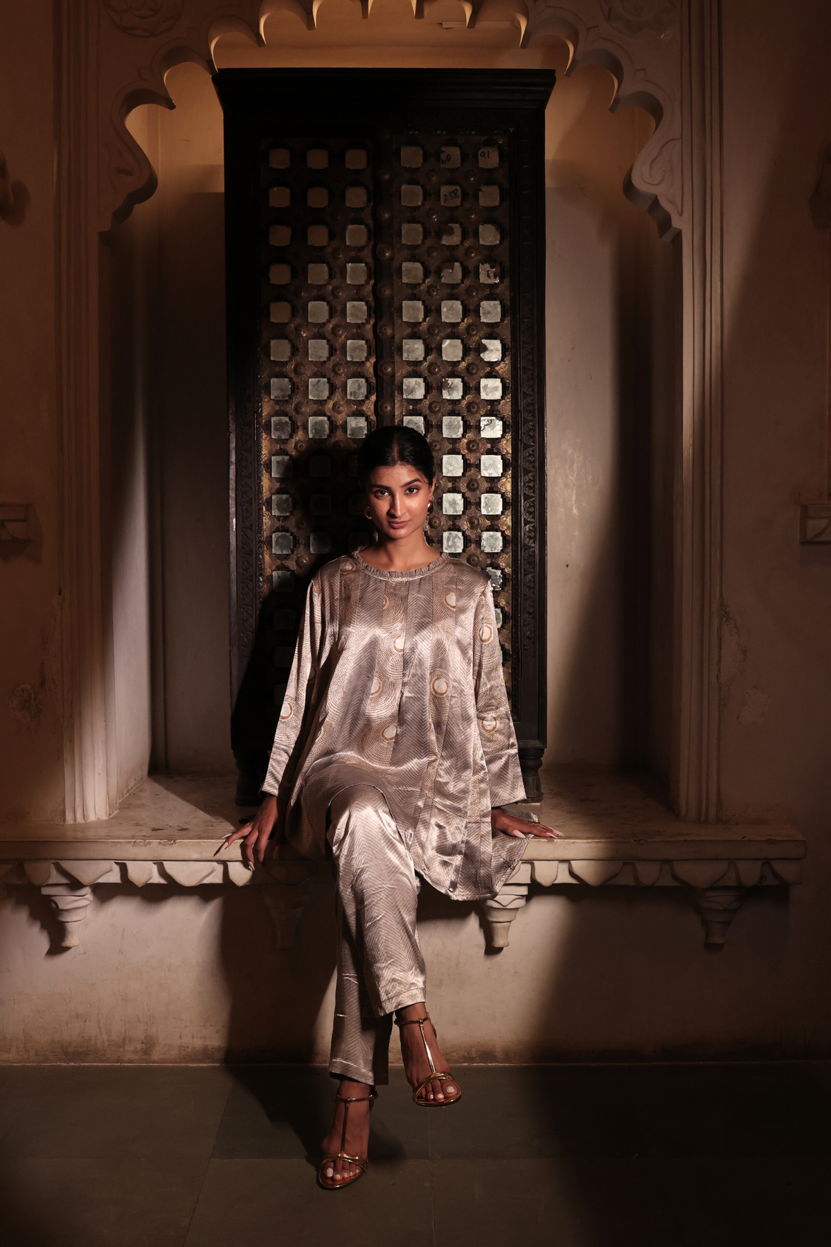 Kashish Silk Kali Coord Set