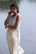 SCRIPT SLIT KURTA