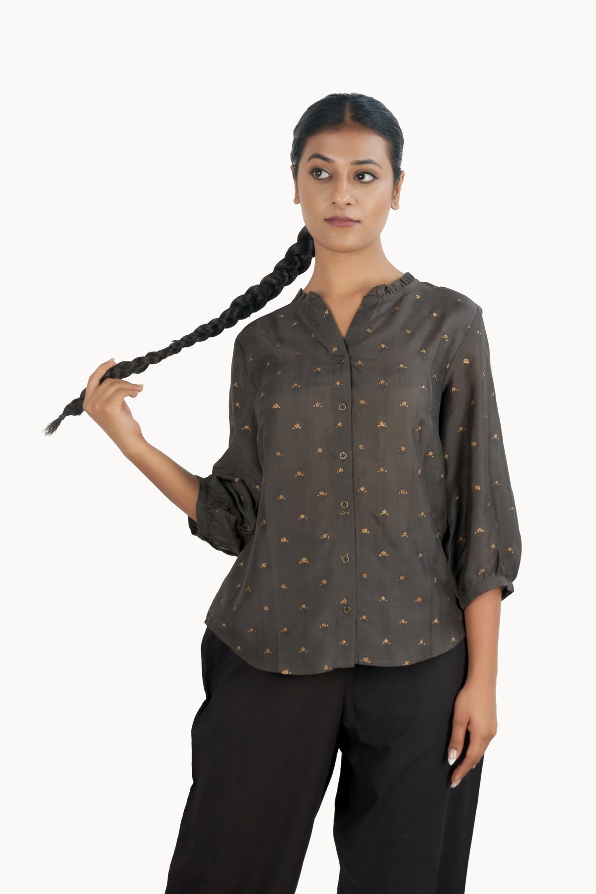 Ash Button Down Shirt