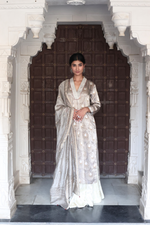 Kashish V-neck Silk Kurta Set