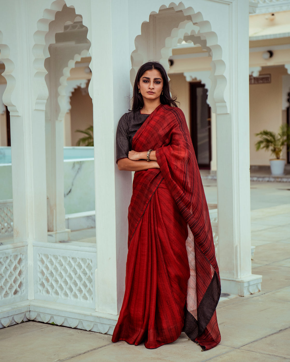 Nargis Chameli Saree