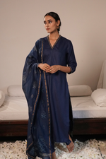 Nida Kurta & Pant - Indigo