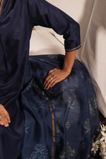 Nida Dupatta - Indigo