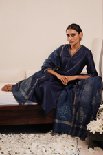 Nida Kurta & Pant - Indigo