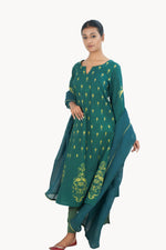 Peacock Cotton Kurta