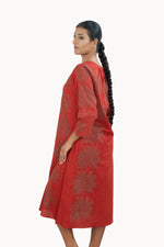 Botanical Red Dress