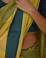 Nargis Haldi Saree