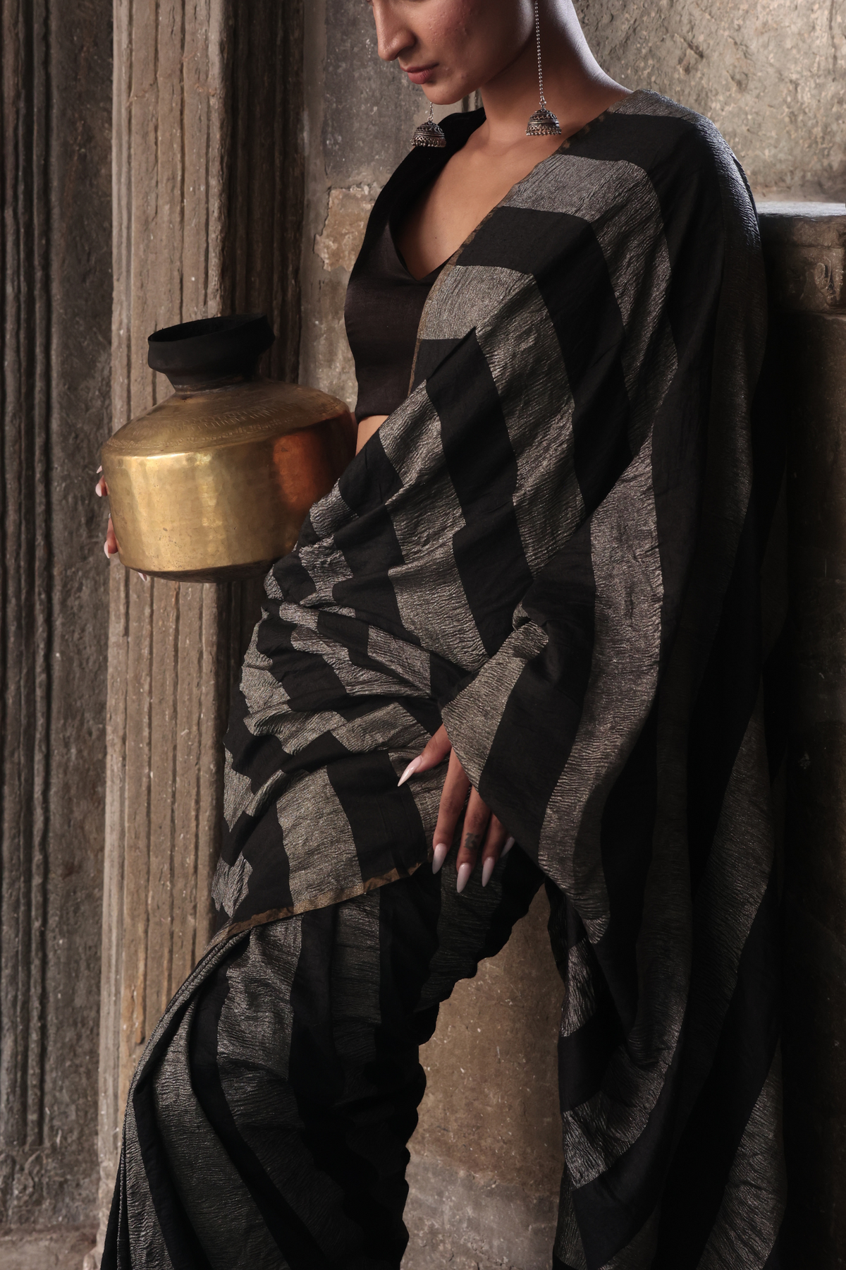 Kashish Charcoal Saree