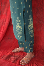 Green Silk Pants