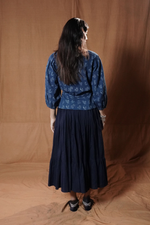 Khejri Skirt : Indigo