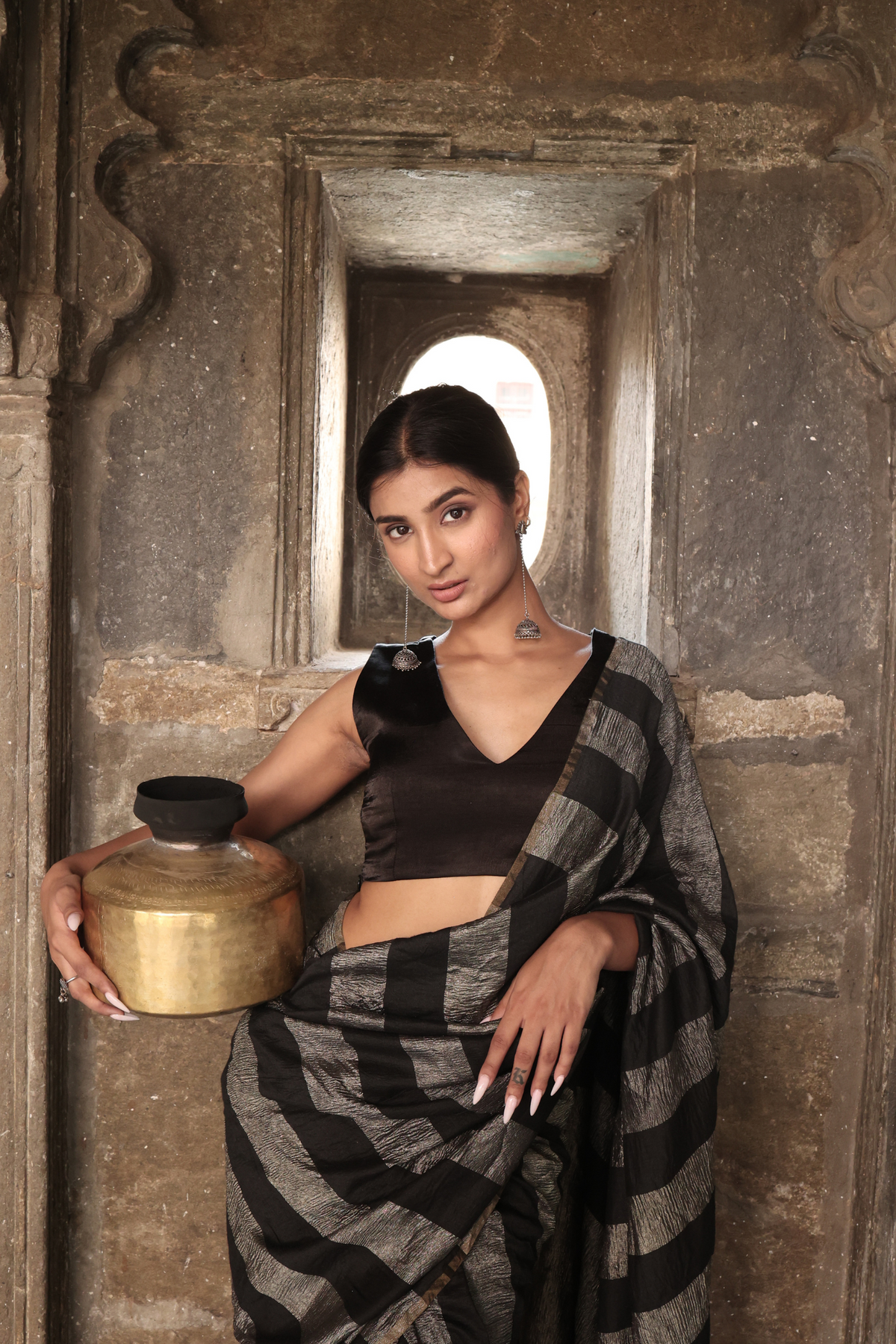 Kashish Charcoal Saree
