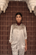 Kashish Patterned Silk Shirt