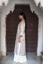 Kashish Silk Ivory Skirt