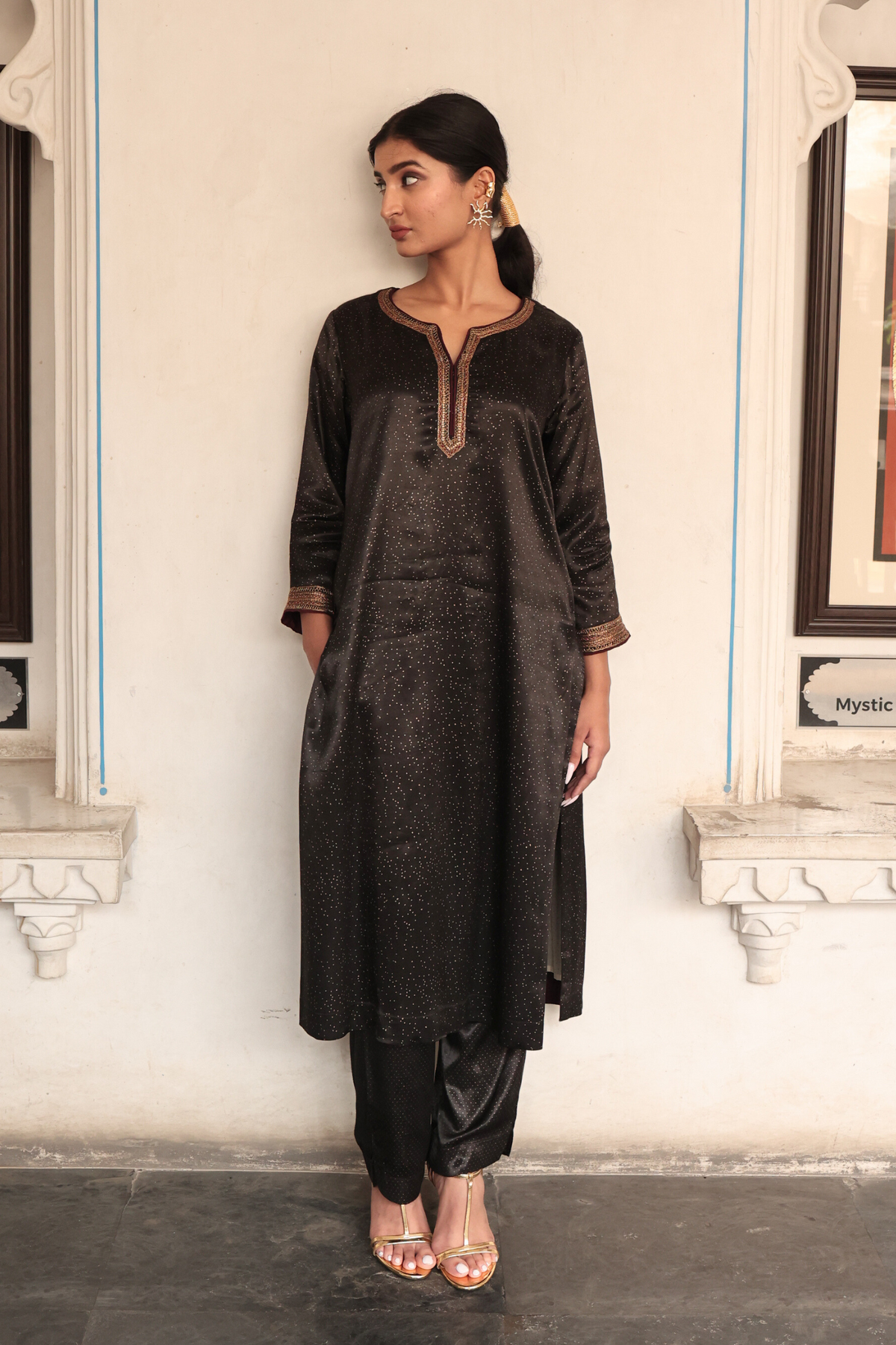 Kashish Charcoal Trousers