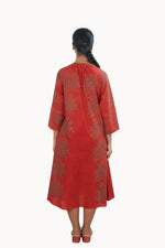 Botanical Red Dress