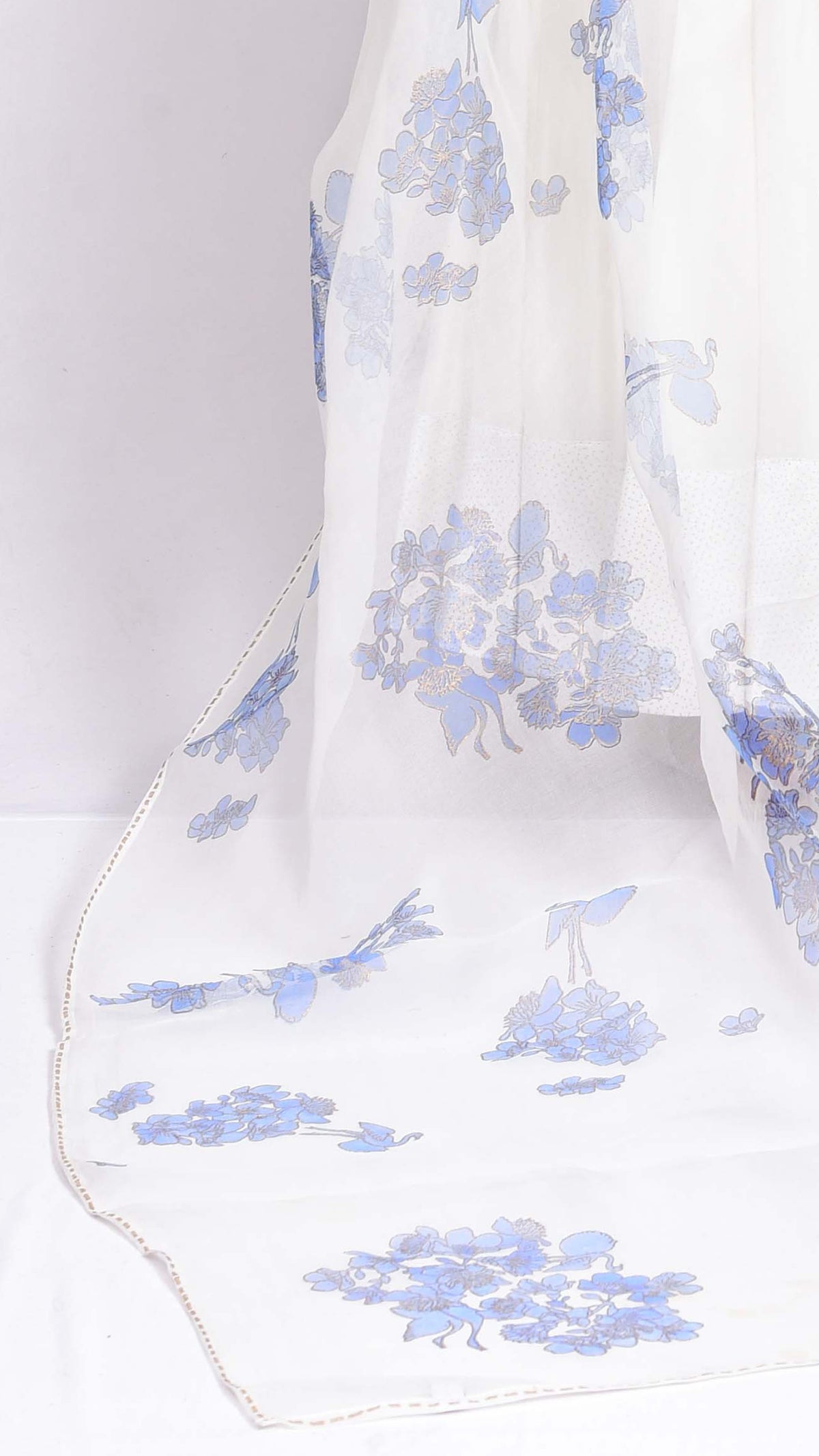 ORGANZA WHITE DUPATTA