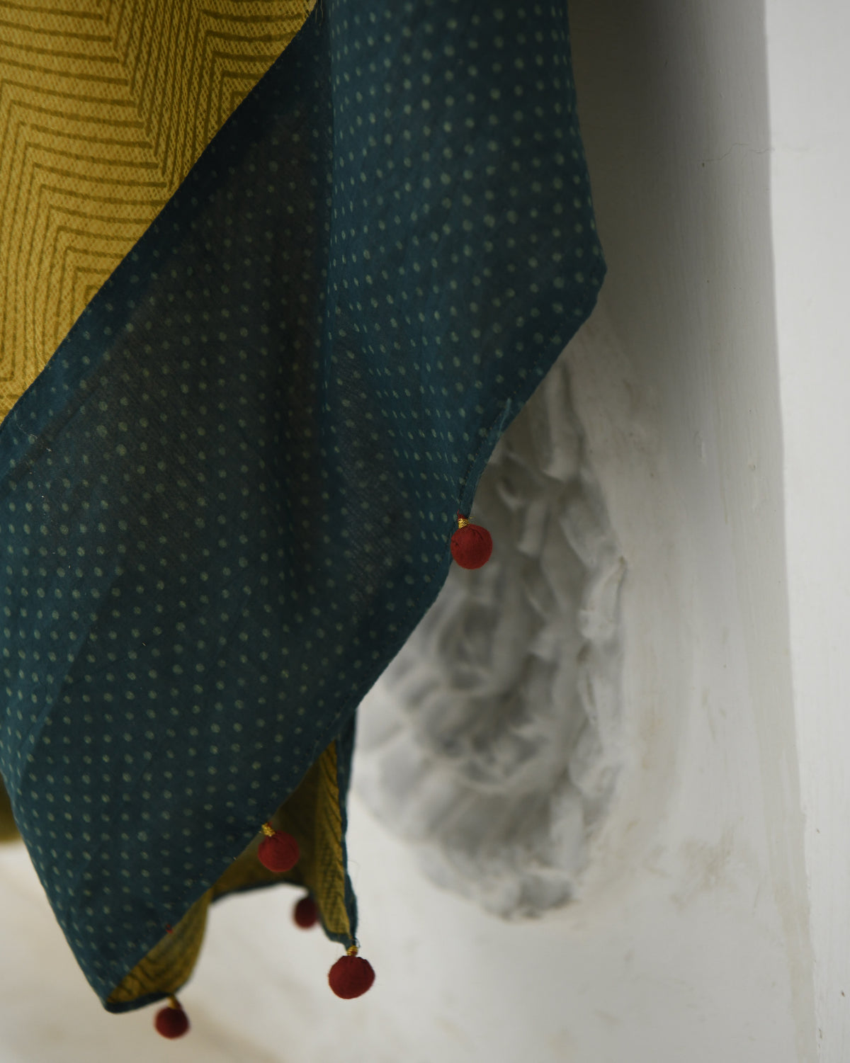 Nargis Haldi Saree