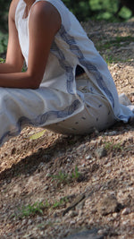 SCRIPT SLIT KURTA