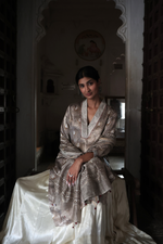 Kashish V-neck Silk Kurta Set