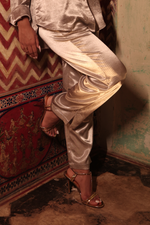 Kashish Patterned Silk Trousers