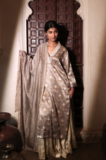 Kashish V-neck Silk Kurta Set