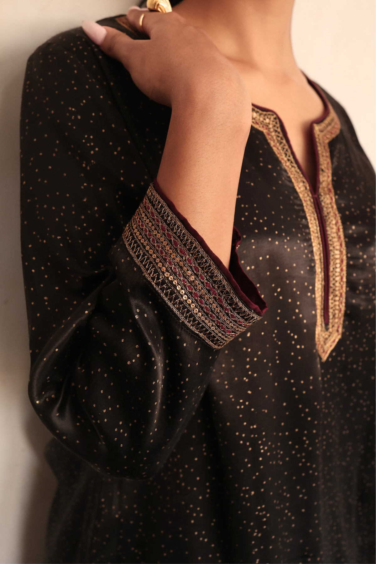 Kashish Charcoal Kurta