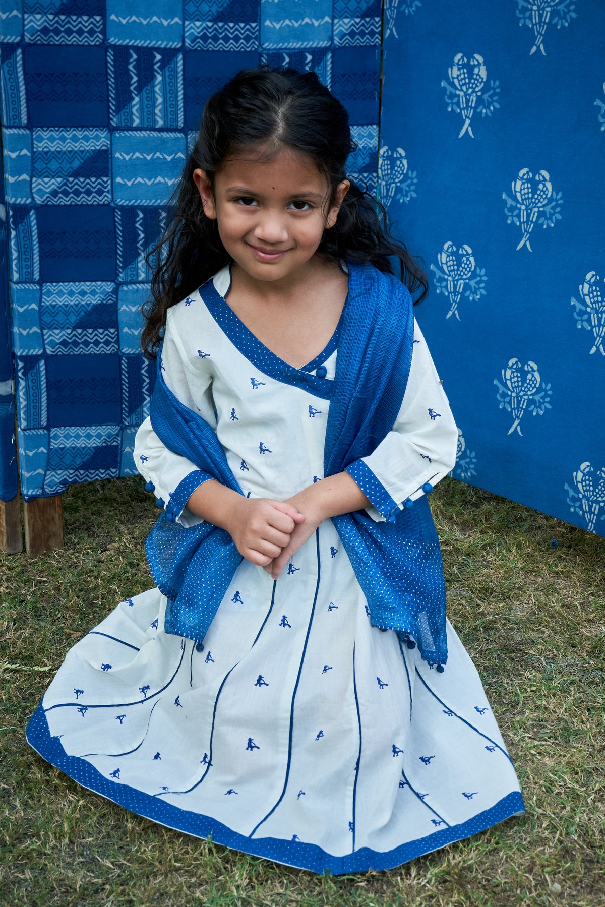 Chidiya Kalidar Kurta