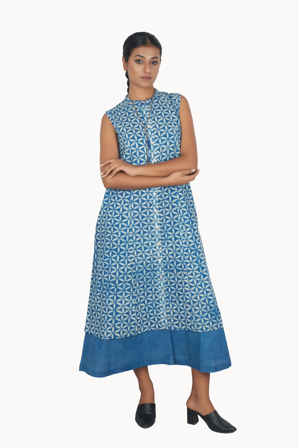Panch Petal Pencil Dress
