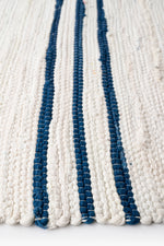 WHITE UPCYCLED RUG