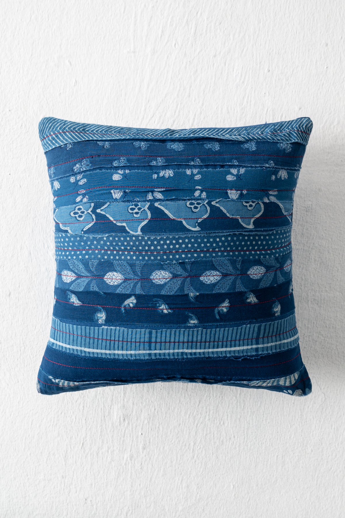 INDIGO PATCHWORK CUSHION