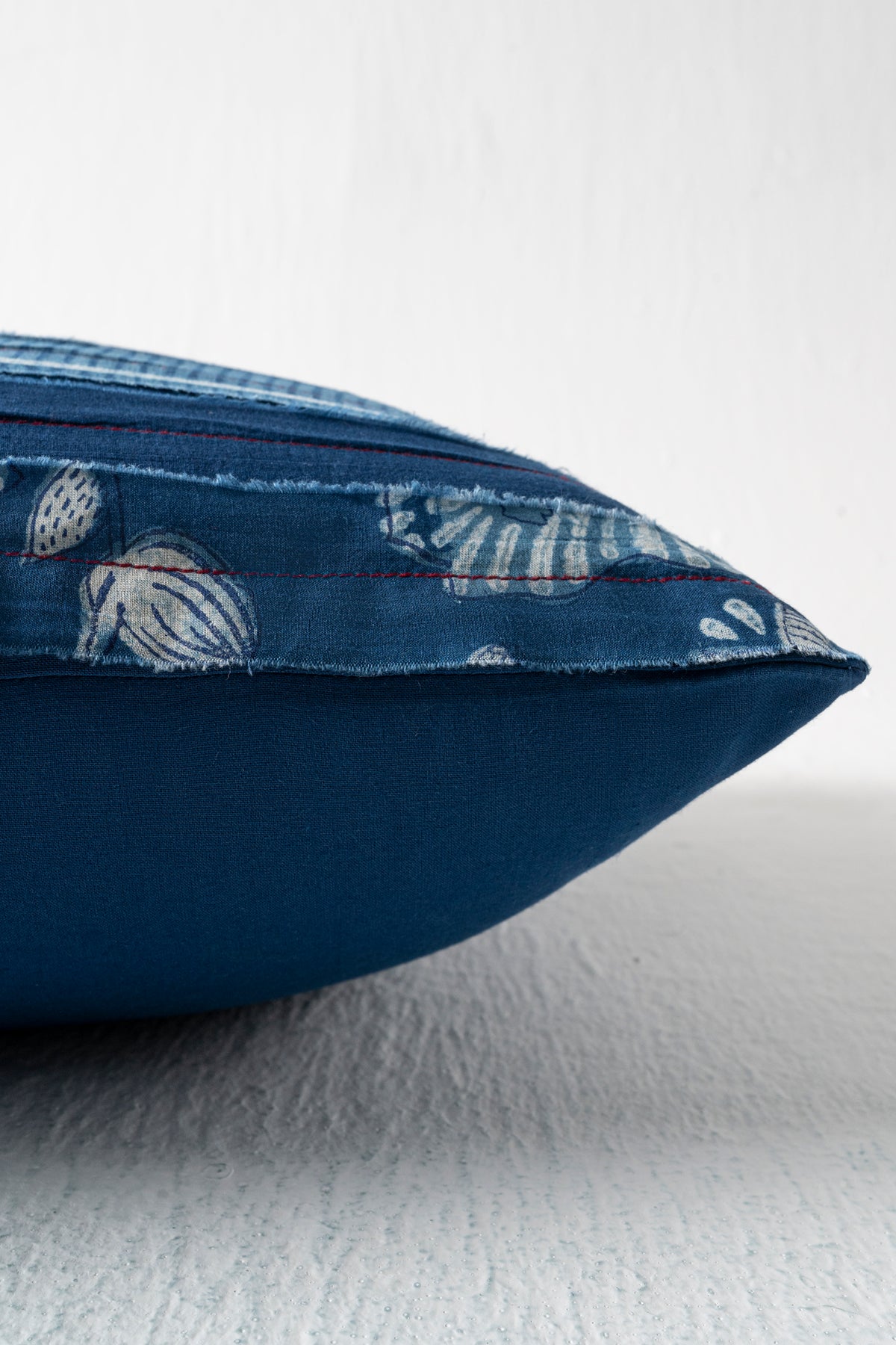 INDIGO PATCHWORK CUSHION