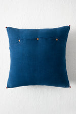 INDIGO PATCHWORK CUSHION