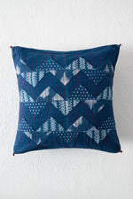 INDIGO PATCHWORK CUSHION