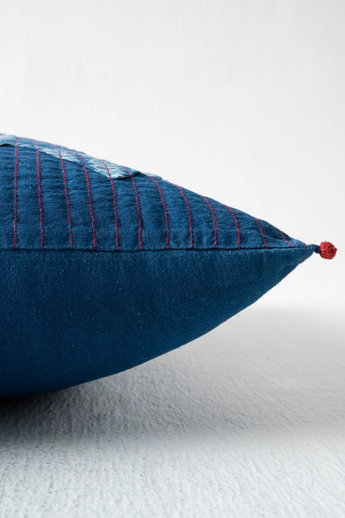 INDIGO PATCHWORK CUSHION