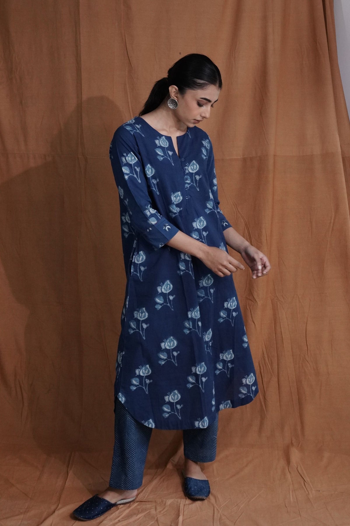 Maltas Kurta : Indigo