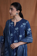Maltas Kurta : Indigo