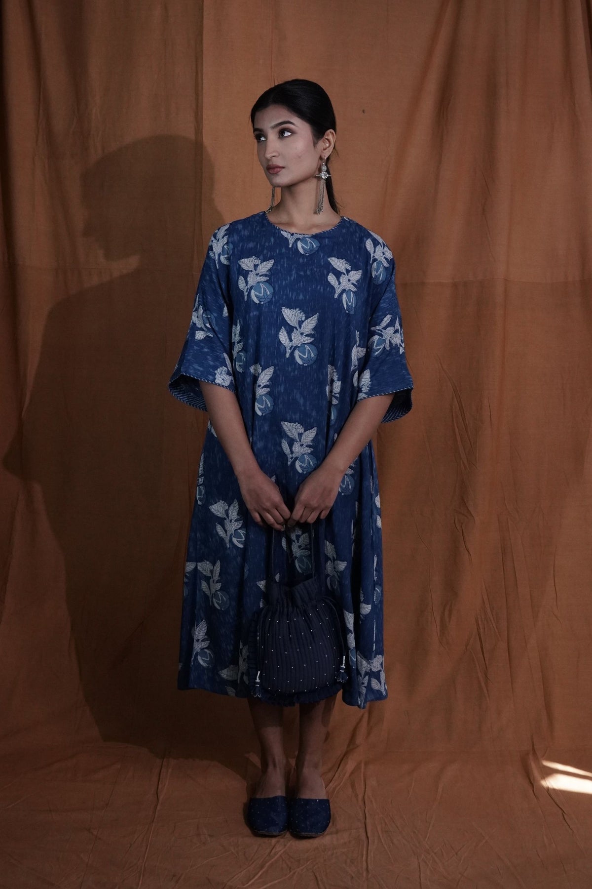Maltas Dress : Indigo