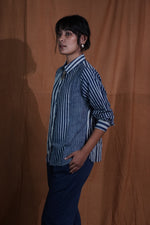 Striped Shirt : Indigo
