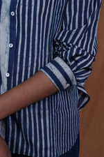 Striped Shirt : Indigo