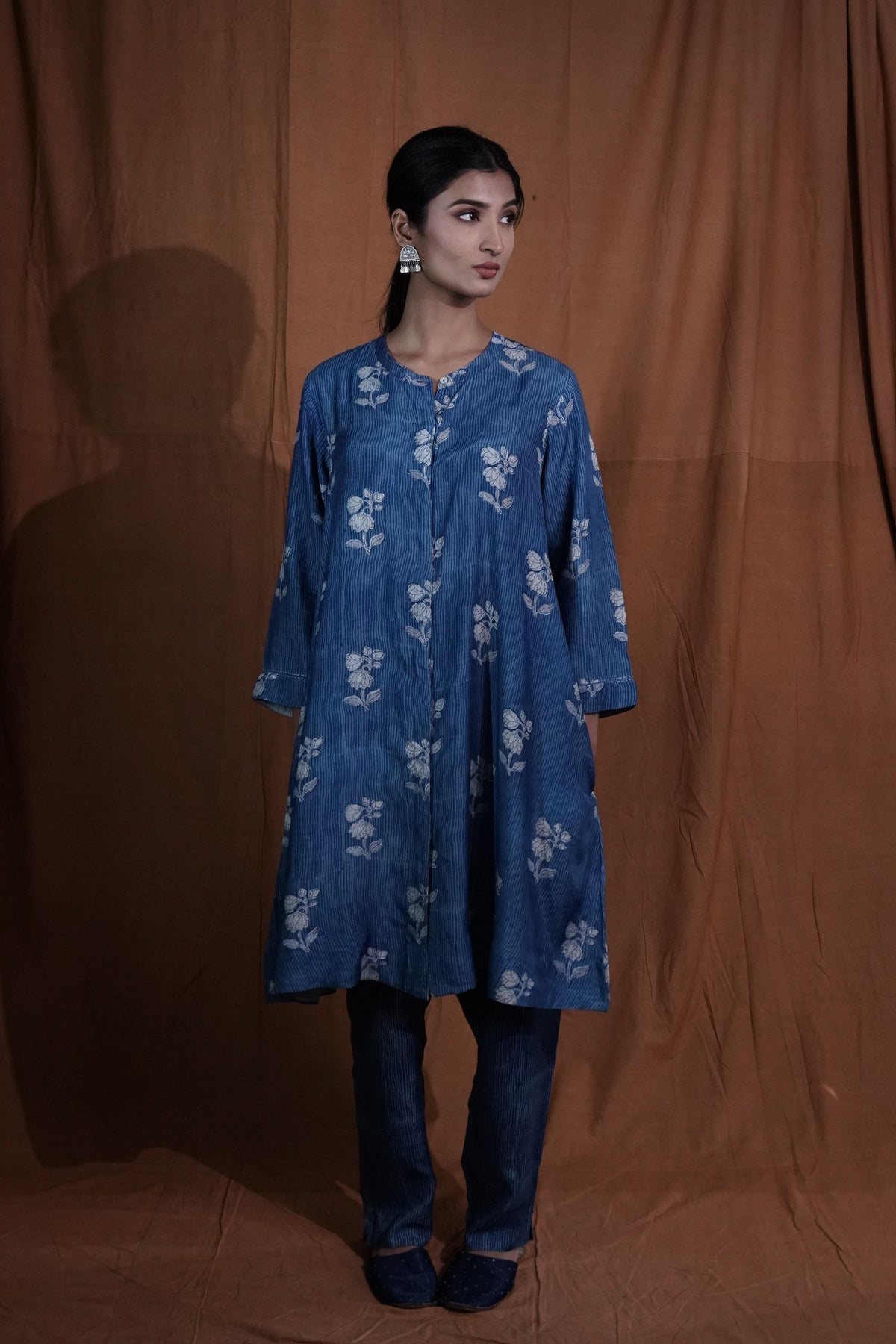 Floral Tunic : Indigo