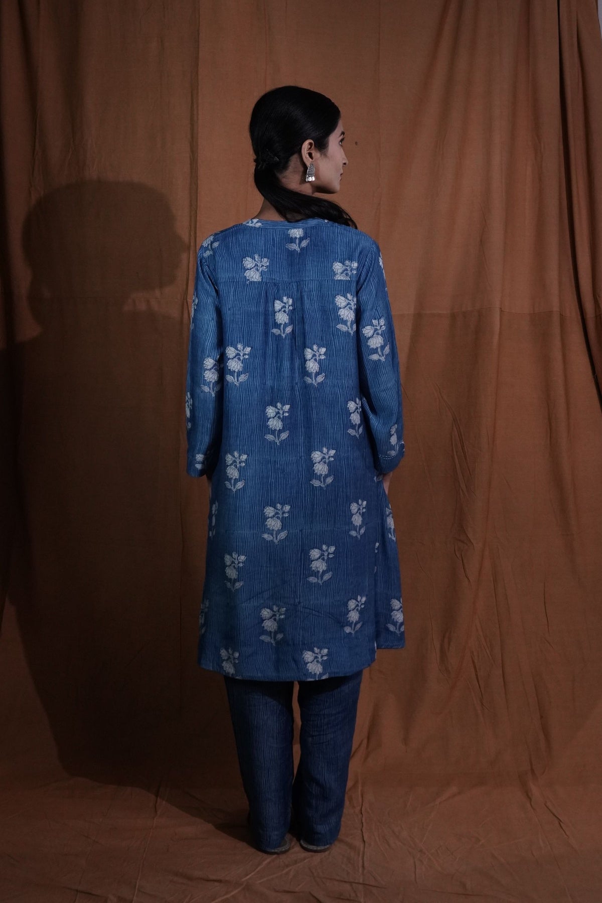 Floral Tunic : Indigo