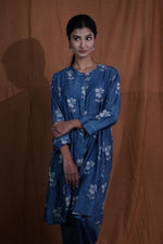Floral Tunic : Indigo
