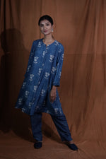 Floral Tunic : Indigo