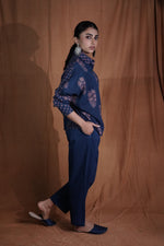 Patchwork Shirt : Indigo